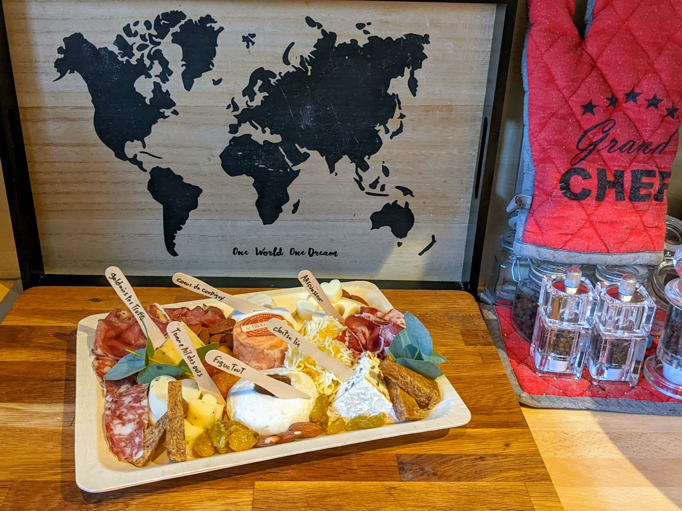 Plateau Fromage et Charcuterie de la Fromagerie Conquérant à Caen