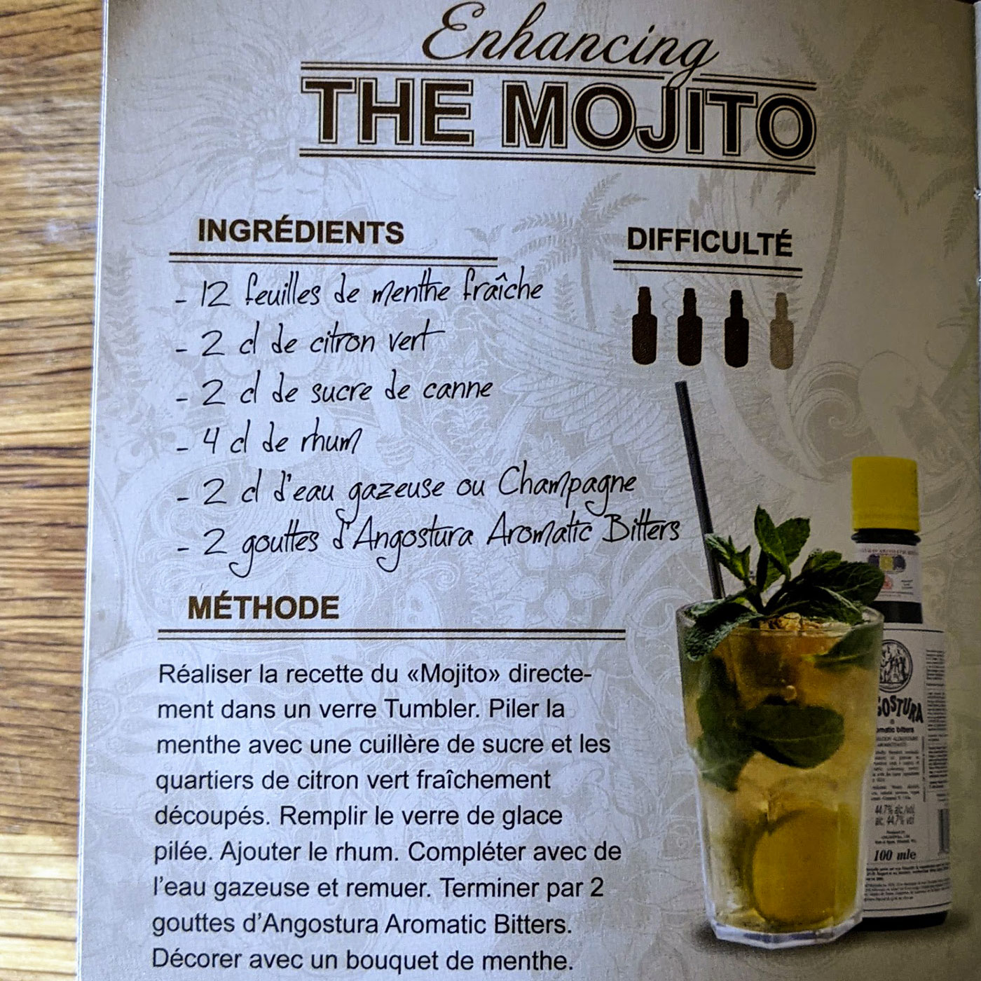 Angostura Recette : Recette De Cocktail Mojito Avec Angostura Bitter