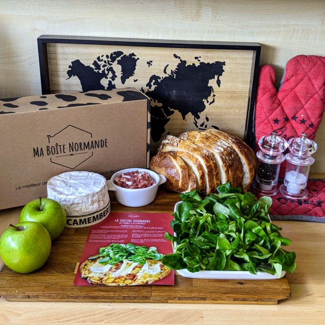 0 ingredient recette tartine normande