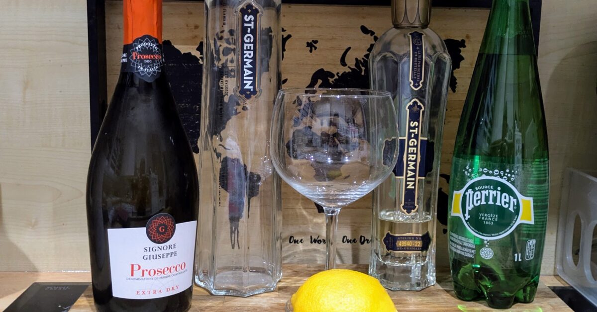 cocktails st‑germain spritz