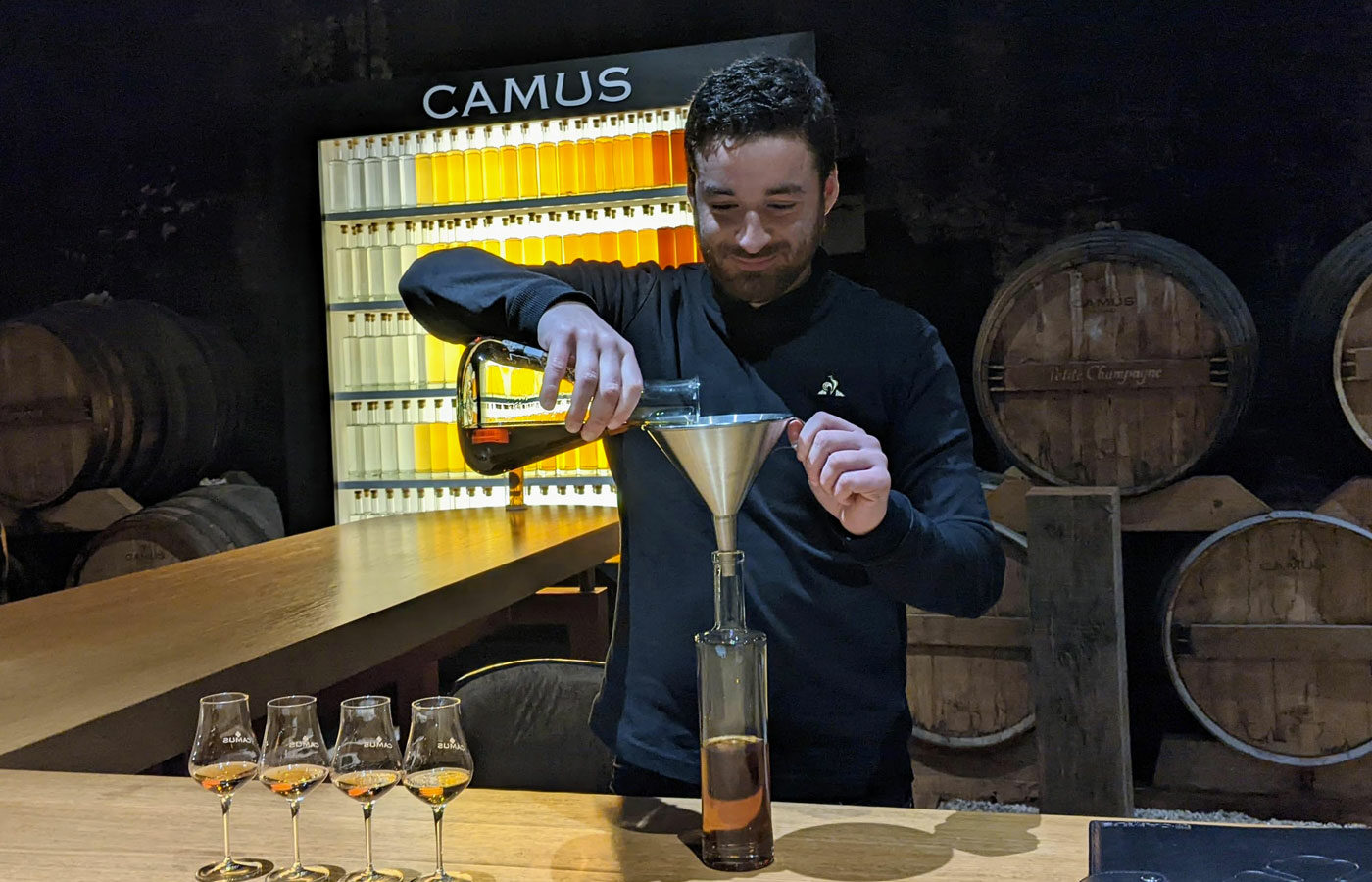 Création de son Cognac chez Camus