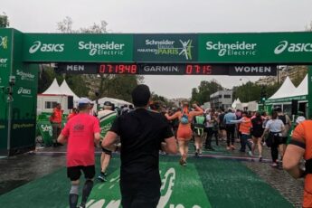 Arrivée marathon paris