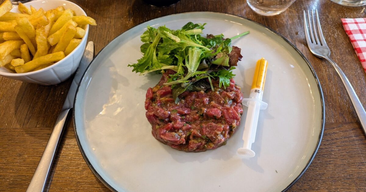 tartare boeuf bouillon caponiere caen