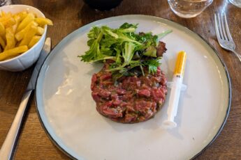 tartare boeuf bouillon caponiere caen