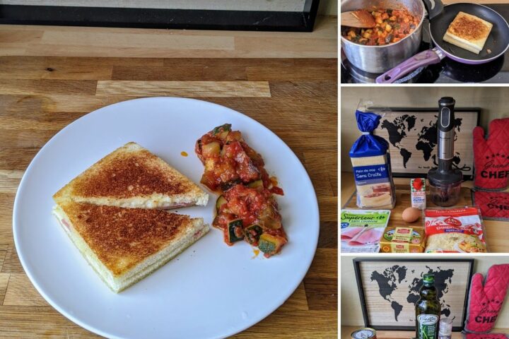 Recette Cyril Lignac : Croque Monsieur – Ratatouille