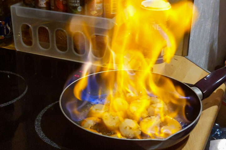 Recette des Noix de Saint Jacques flambées au Cognac